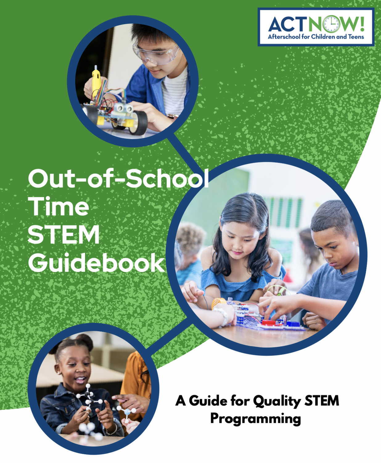 Front cover of the ACT Now STEM guide